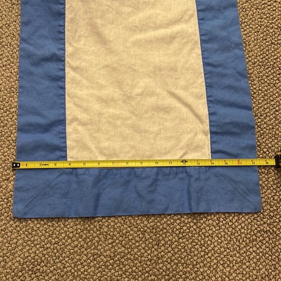 Pottery Barn Blue and White Table Runner, 102" Long - Picture 5 of 8